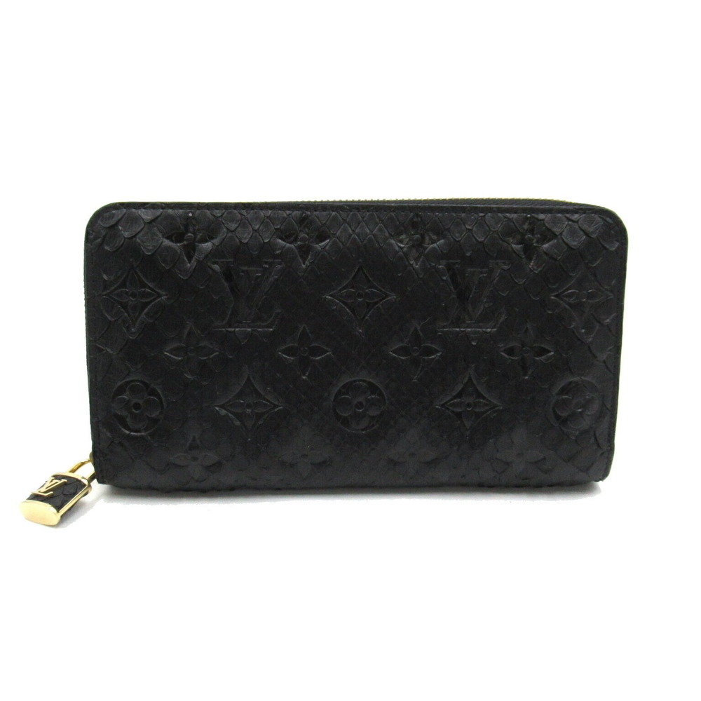 Louis Vuitton Zippy Wallet Black Python - image 1